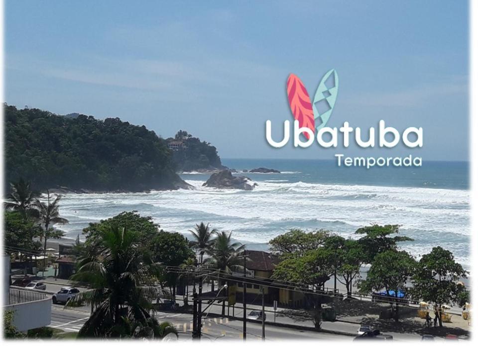 Sirlei Ubatuba - Ap 12-2, 50m do mar com sacada gourmet Exterior foto